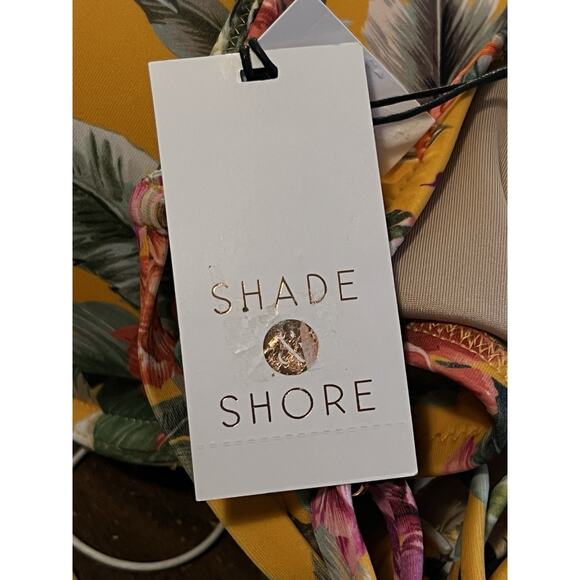 Shade Shore Bra Women 34 DD Orange Floral Underwire Lightly Lined Summer - Picture 2 of 7